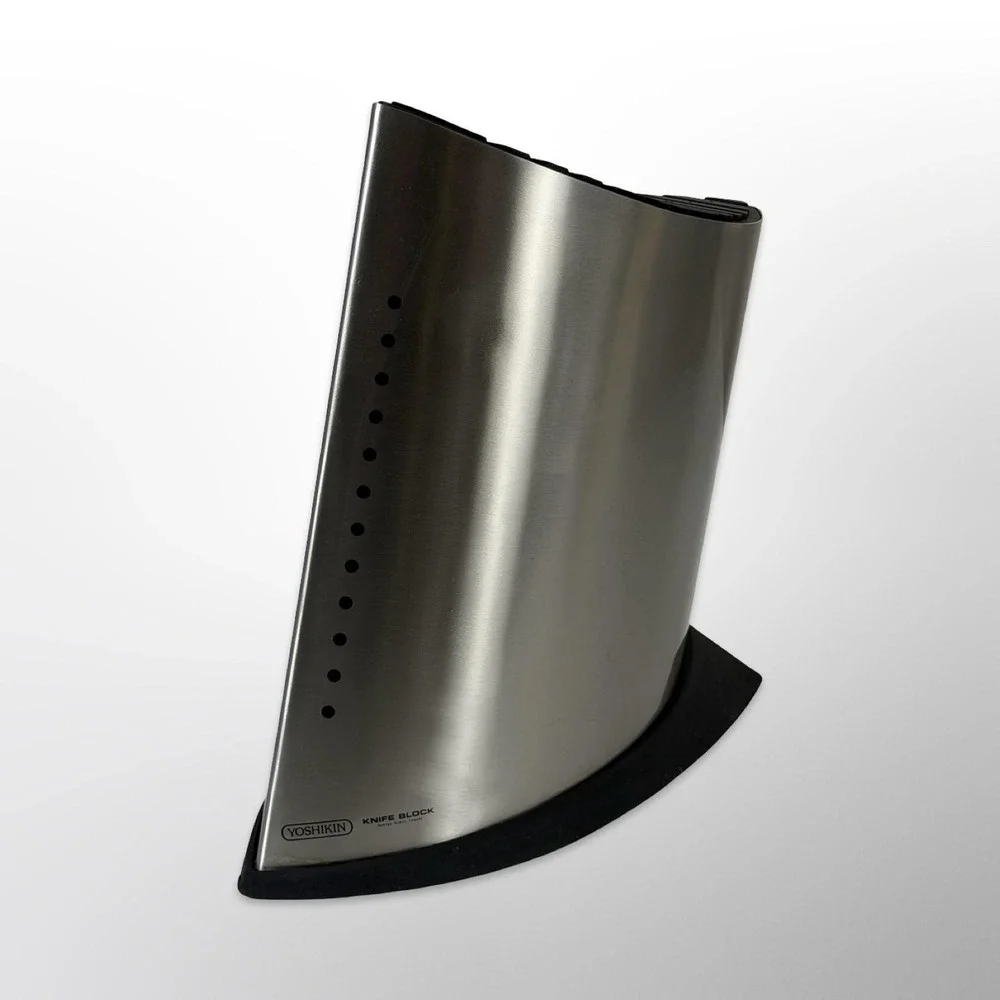 Global SAI 14 Slot Knife Block Stainless Steel Yoshikin Komin Yamada Japan